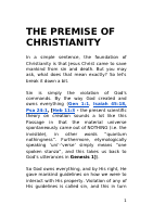 THE PREMISE OF CHRISTIANITY.docx